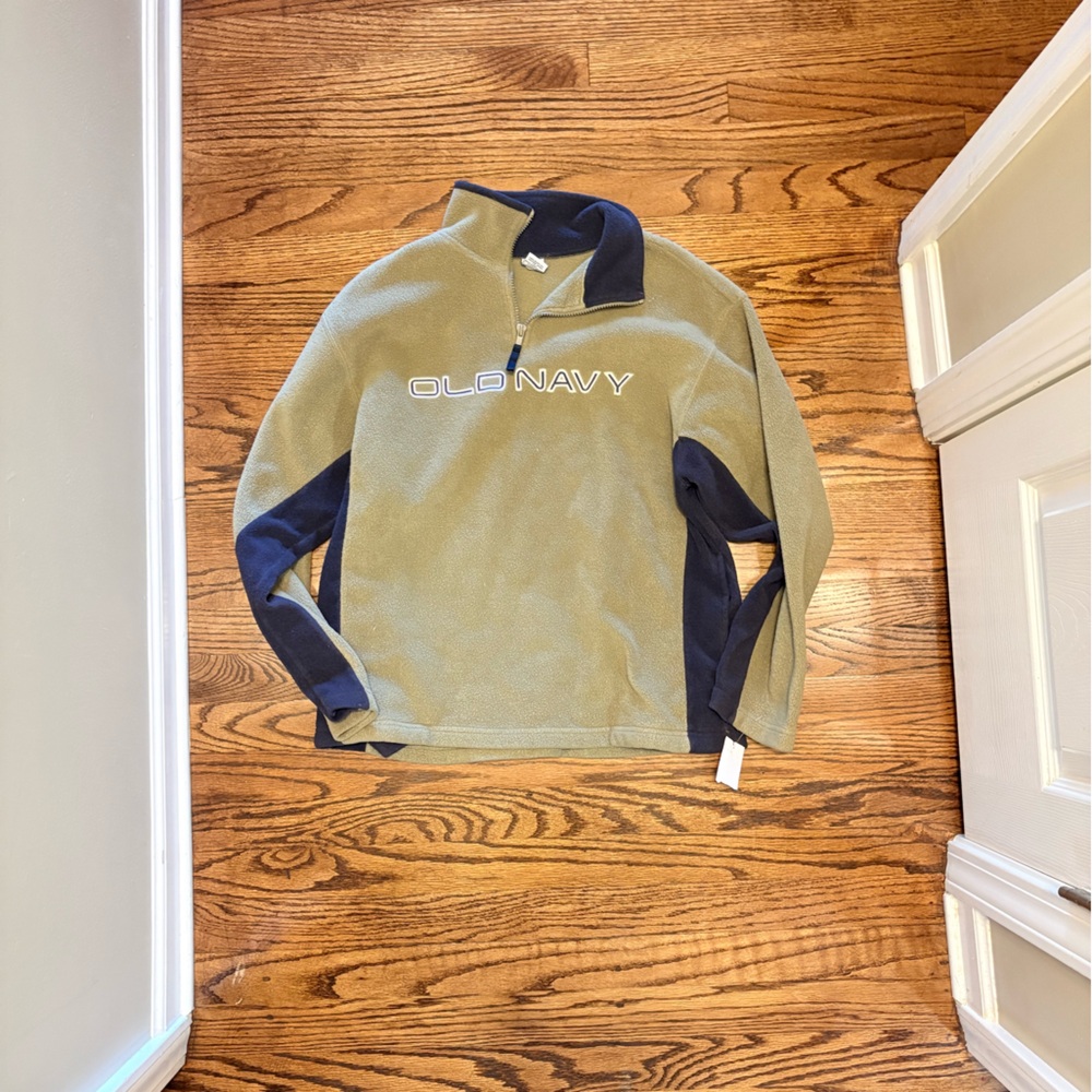 Old Navy Olive and Navy Pullover